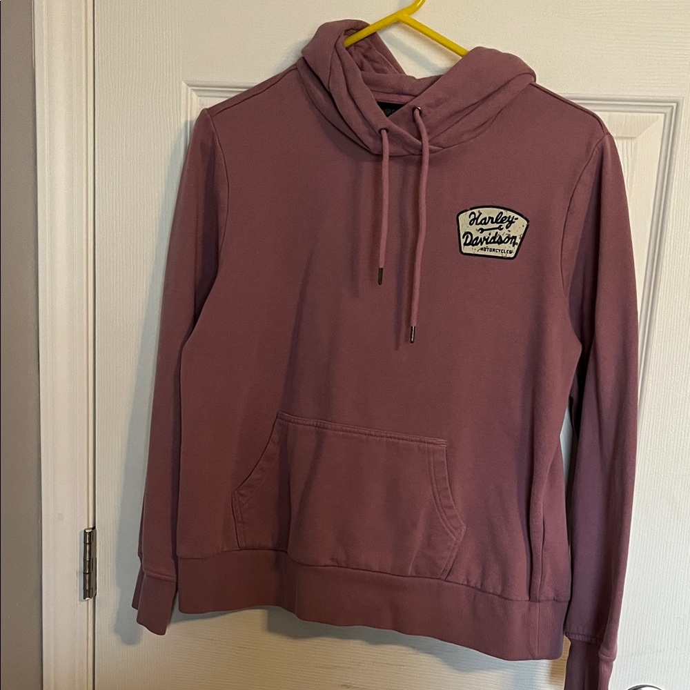 Harley-Davidson Women's Mauve Hoodie Neck Sweater